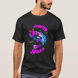 Camiseta Troco de espaço I Pescar Presente para Fisher e