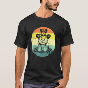 Camiseta Troço De Marmota Trapado Com O Dia De Marmota