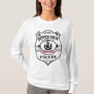 Camiseta Troço_Troço Do Troço De Bebida Pirata De Rum  