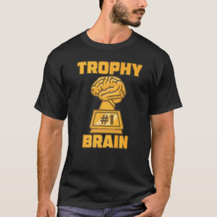 Camiseta Troféu Cérebro Prêmio de Participação Vencedor Cu