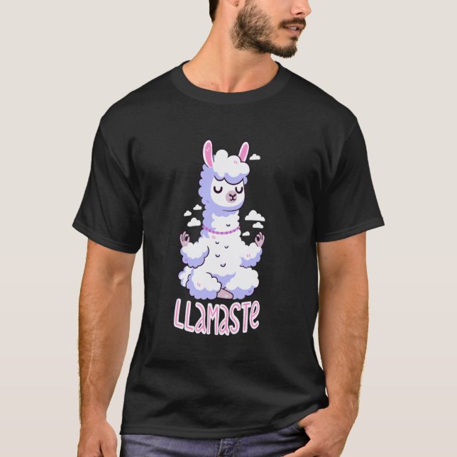 Camiseta Troféu de Meditação de Lhama (Frente)