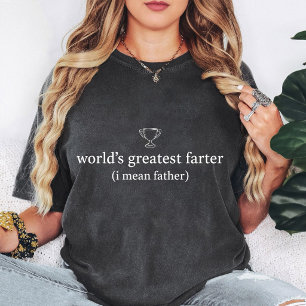 Camiseta Troféu de Presente do Melhor Pai que Toa do Mundo