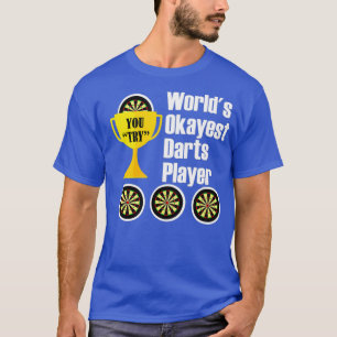 Camiseta Troféu do Jogador de Escuros Mais Okayest - Escuro