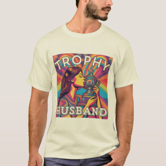 Camiseta Troféu Marido 1 Psicodélico