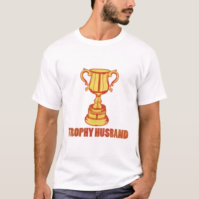 Camiseta Troféu Marido, engraçado+mens+presentes (Frente)