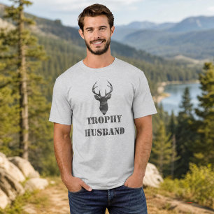 Camiseta Troféu Marido Engraçado Presente Masculino