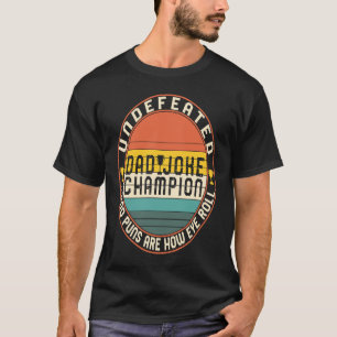 Camiseta Troféu N de Campeão de Piada de Pai não derrotado