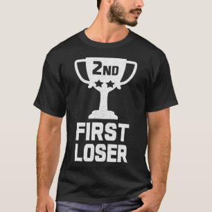 Camiseta Troféu SEGUNDO PLACE FIRMEMENTE LOSER Funny Second