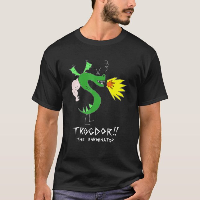 Camiseta Trogdor O Jogo De Memória De Burninator (Frente)