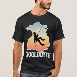 Camiseta Troglodyte - Espeleologia Espeleológica Engraçada