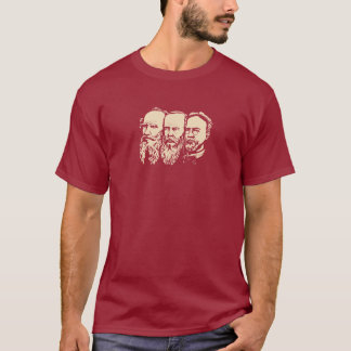 Camiseta Troika russa: Tolstoy, Dostoevsky, Chekhov
