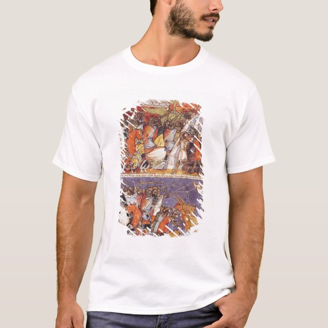 Camiseta Trojan que invadem o acampamento grego (Frente)