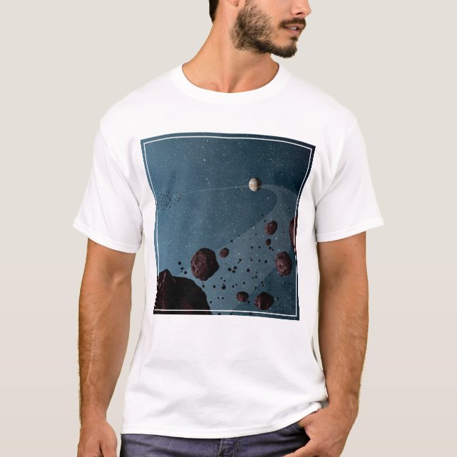 Camiseta Trojans Asteroides. (Frente)