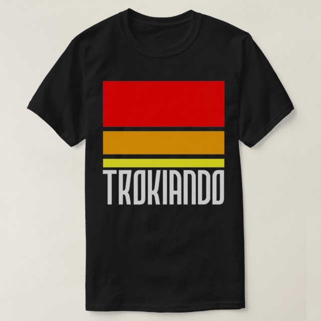 Camiseta Trokiando Vintage Style Tee Design Premium (Frente do Design)