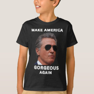 Camiseta Trolagem engraçada de Gavin Newsom Make America Go