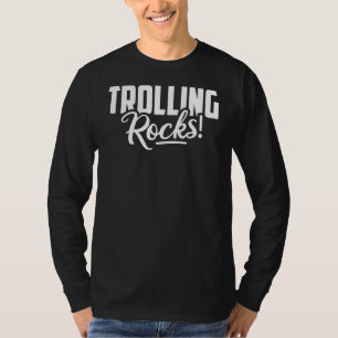 Camiseta Troling Rocks Internet Troll Online Troll Sarcast