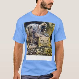 Camiseta Troll com o treasure Chest John Bauer TShirt