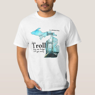Camiseta Troll de Michigan: Dê-me o Fudge!