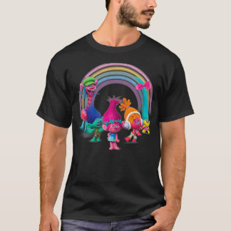 Camiseta Troll DreamWorks Festa Arco-Íris
