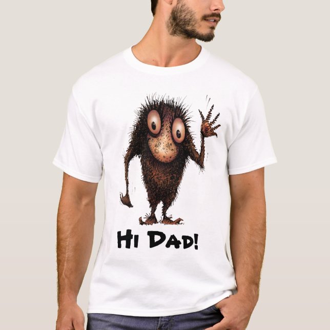 Camiseta Troll engraçado dos desenhos animados que diz (Frente)