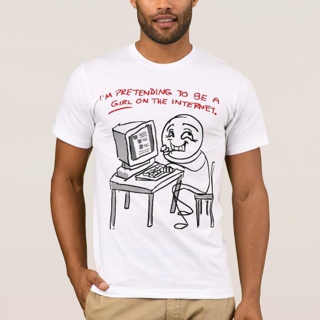 Camiseta Trolling at The Internet (Frente)