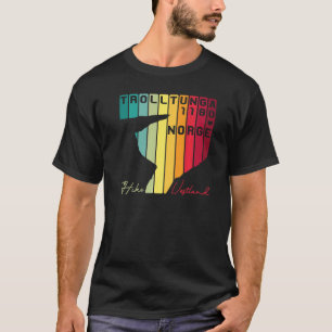 Camiseta Trolltunga Rocha Troll Noruega Fjord Norueguês Hik