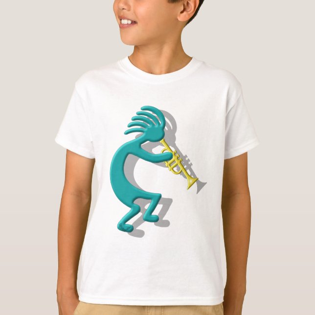 Camiseta Trombeta de Kokopelli (Frente)