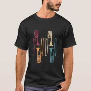 Camiseta Trombo do Instrumento Musical do Presente Trombo T