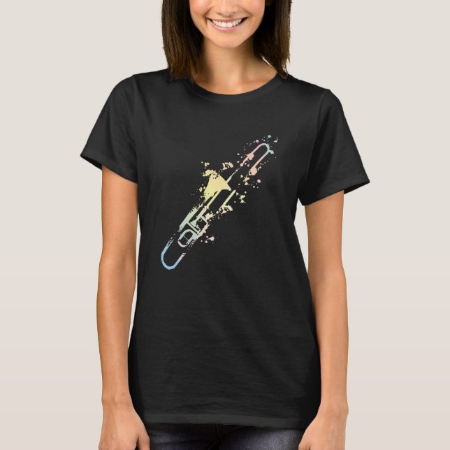 Camiseta Trombone de abertura (Frente)