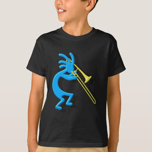 Camiseta Trombone de Kokopelli (Frente)