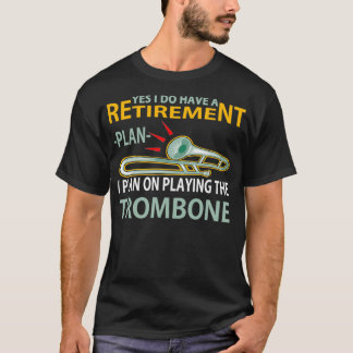 Camiseta Trombone do plano de aposentadoria
