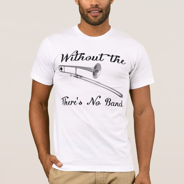 Camiseta Trombone Mens Basic Amer. Aplicativo. Tee (Frente)