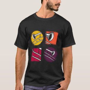 Camiseta Trombone por Instrumento Musical Trombonista Retro