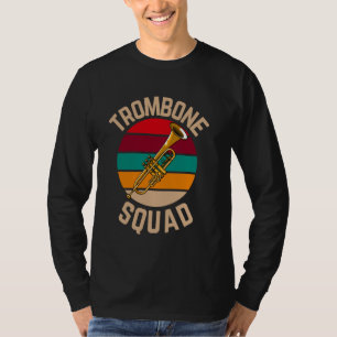 Camiseta Trombone Squad, trombone engraçado