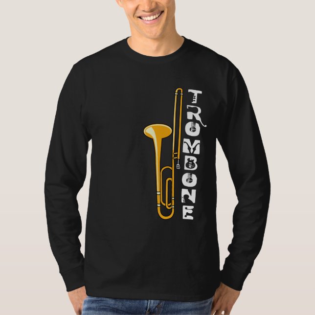 Camiseta Trombone vertical (Frente)
