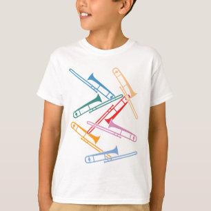 Camiseta Trombones coloridos
