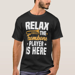 Camiseta Trombonista de instrumentos de latão do jogador de