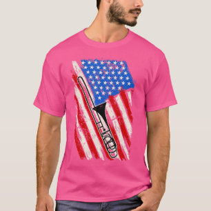 Camiseta Trombonista Do Orgulho Americano Em 4 De Julho Gif