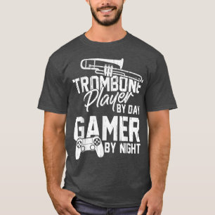 Camiseta Trombonista Por Jogador De Dia Por Banda Noturna