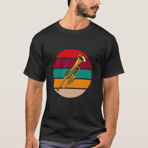 Camiseta Trombonista Retro, Banda de Marcha de Concertação,