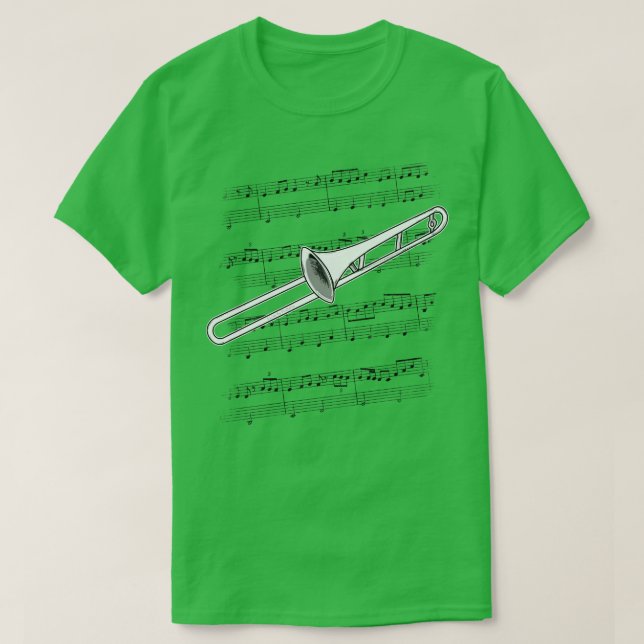 Camiseta Trombonista Trombonista Brass Musico (Frente do Design)