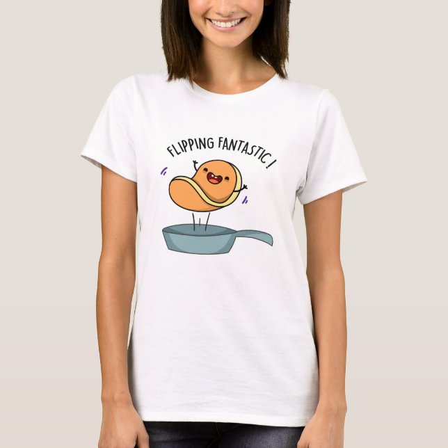 Camiseta Tromboso Fantástico Engraçado Pancake (Frente)