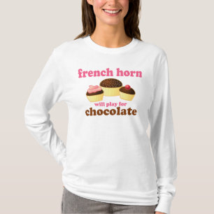Camiseta Trompa francesa do chocolate