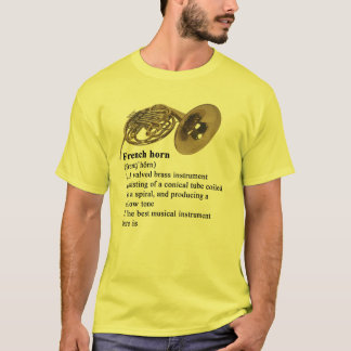 Camiseta Trompa francesa - o melhor instrumento musical lá