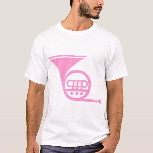 Camiseta Trompa - Rosa (Frente)