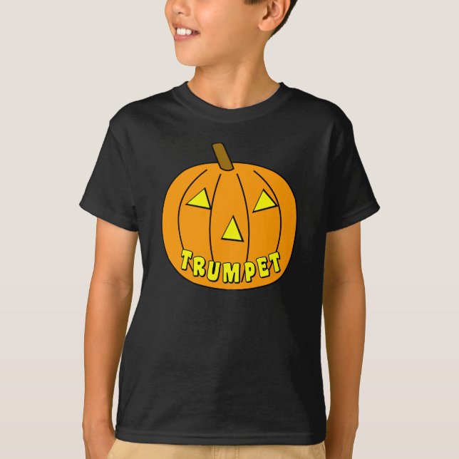 Camiseta Trompet Halloween Pumpkin (Frente)