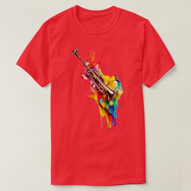 Camiseta Trompete (Frente do Design)