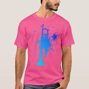 Camiseta Trompete Do Jogador De Trompete Masculino