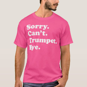 Camiseta Trompete Engraçado Para Meninos Ou Meninas