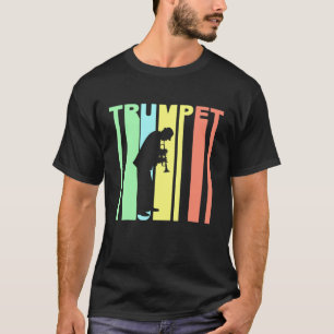 Camiseta Trompete - Estilo Retro da década de 1970 Jogador